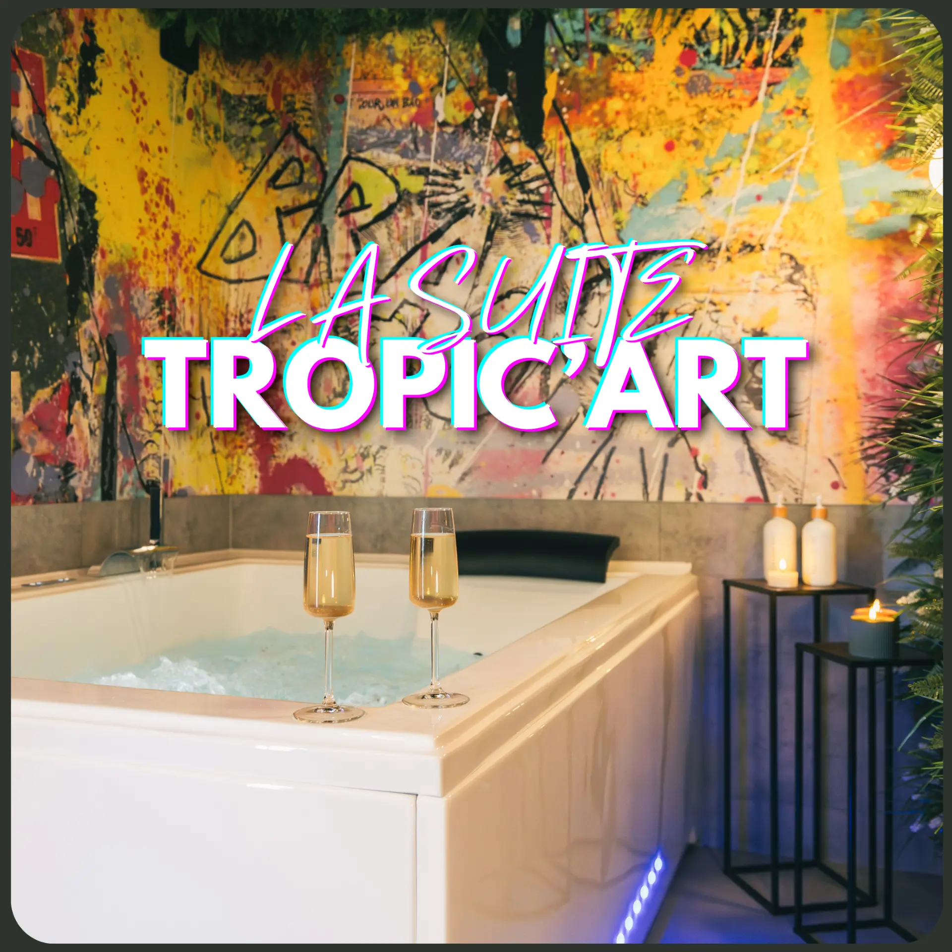 Suite avec jacuzzi en location courte durée