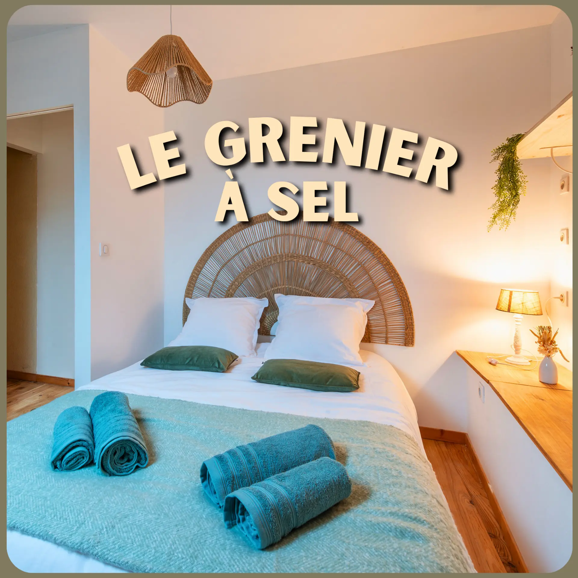 Chambre d'un logement en location courte durée